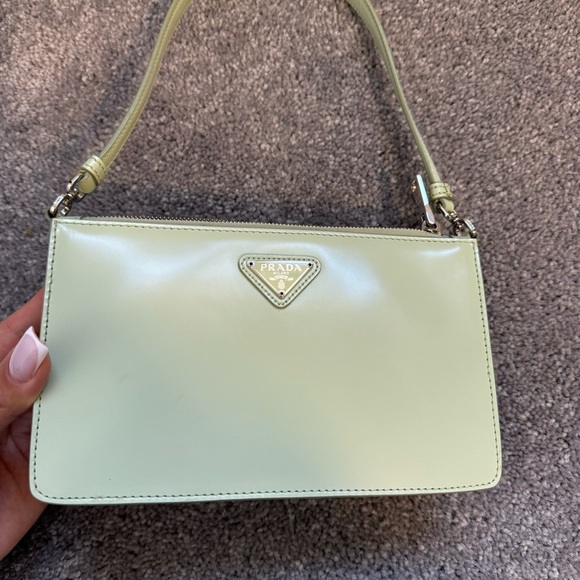 Prada mini brushed-leather shoulder bag - Picture 3 of 11